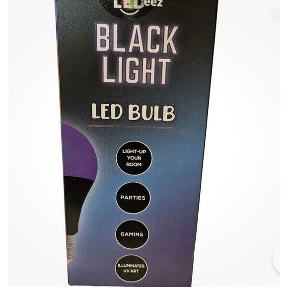 LEDeez UV Black Light LED Bulb 6 W (40W) Glow Crazy LED Light Bulb NEW - Picture 7 of 8